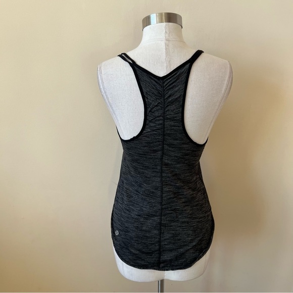 Lululemon What The Sport Singlet II Heathered Black 17450 - Picture 11 of 14